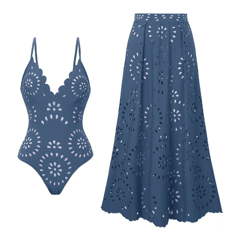 Velvya Cutout Couture Swim Set